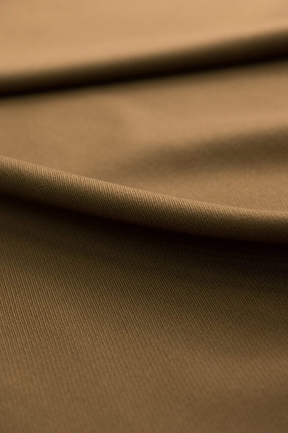 Vintage Suit Fabrics-Whiteley and Green Light Brown Wool Cavalry Twill (Price per 0.25m)