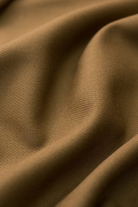 Vintage Suit Fabrics-Whiteley and Green Light Brown Wool Cavalry Twill (Price per 0.25m)