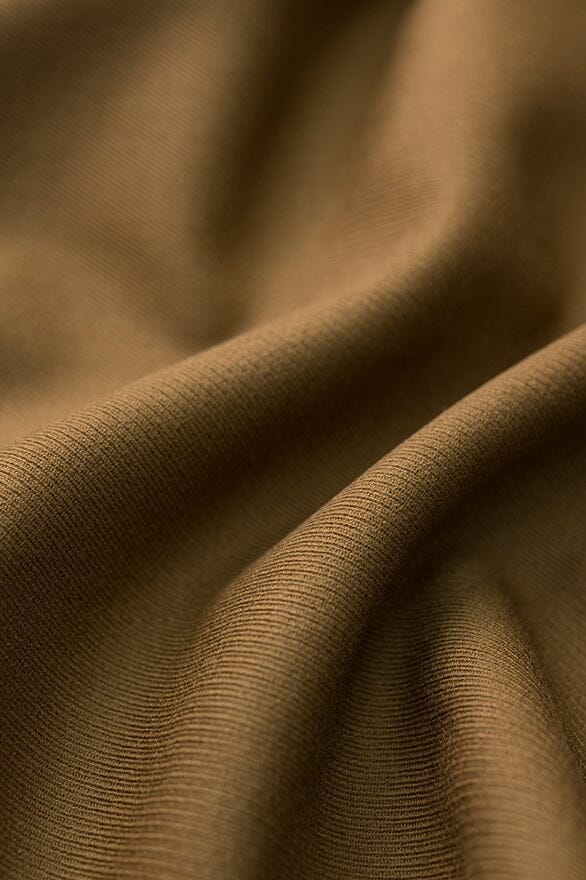 Vintage Suit Fabrics-Whiteley and Green Light Brown Wool Cavalry Twill (Price per 0.25m)