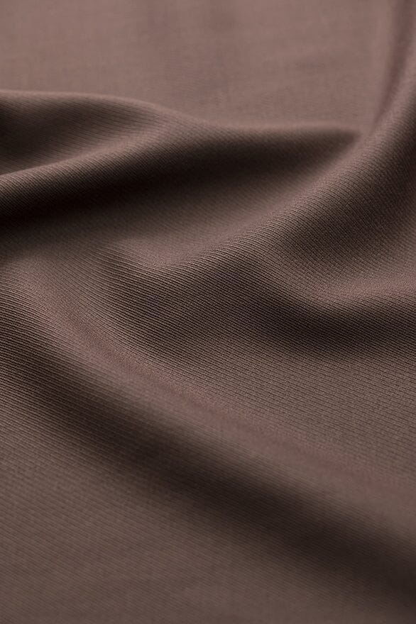 Vintage Suit Fabrics-Whiteley and Green Mocha Brown Cavalry Twill (Price per 0.25m)