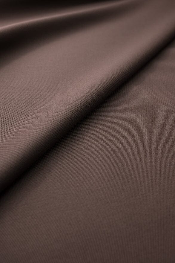 Vintage Suit Fabrics-Whiteley and Green Mocha Brown Cavalry Twill (Price per 0.25m)